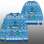 2025 Christmas Fih Incoming Call Meme Ugly Sweater