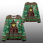 2025 Christmas Frog Wizard Ugly Sweater