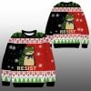 2025 Christmas Funny Frog Resist Ugly Sweater 1 1
