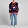 2025 Christmas Funny Ghost Gengar Ugly Sweater 1 2