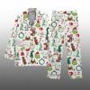 2025 Christmas Funny Grnch Tree Pajama Set 1