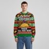 2025 Christmas Funny Mexican Taco Bell Ugly Sweater 1 2