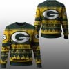 2025 Christmas GB Packers Festive Reindeer Tree Ugly Sweater 1 1
