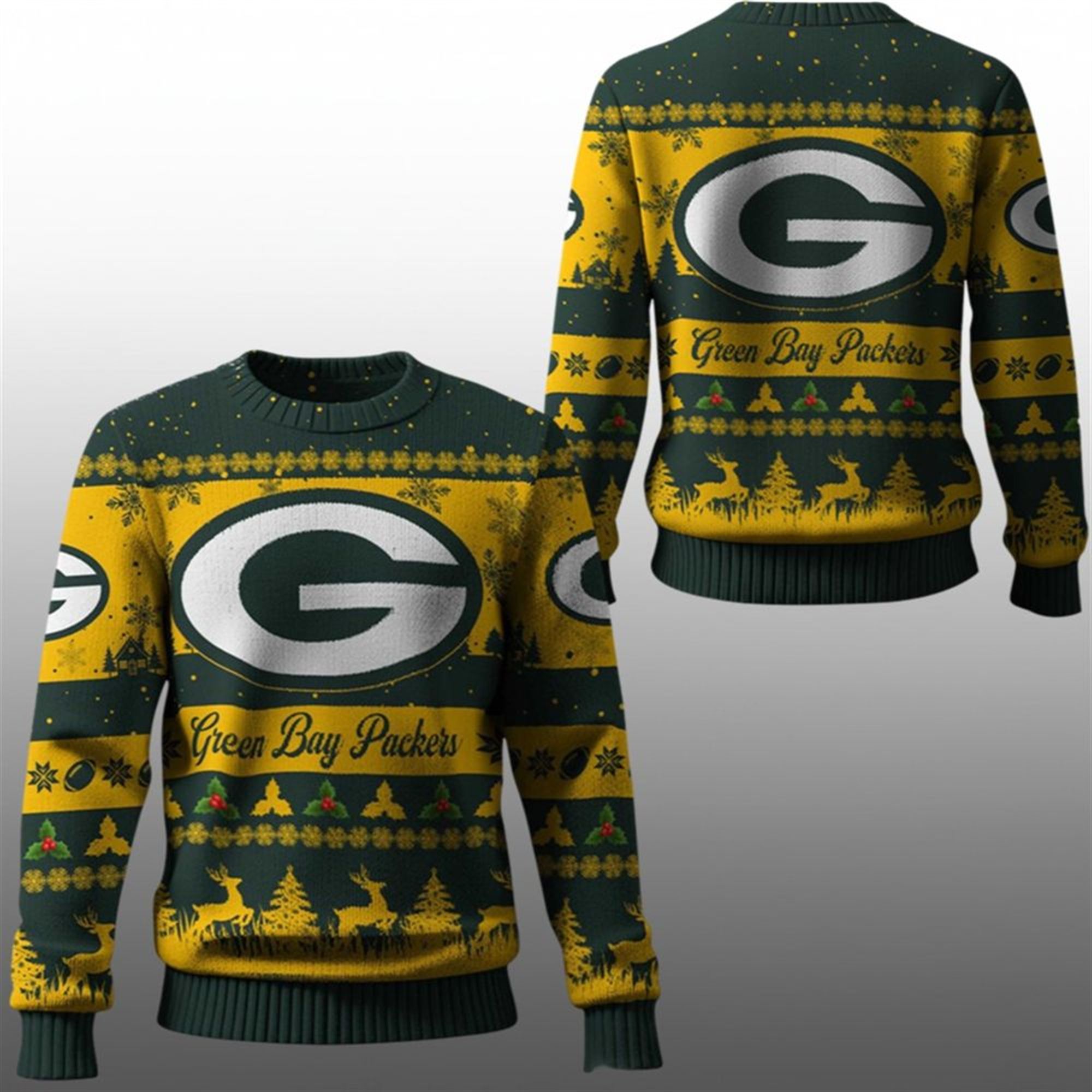2025 Christmas GB Packers Festive Reindeer Tree Ugly Sweater 1 2025 Christmas GB Packers Festive Reindeer Tree Ugly Sweater 1 1