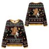 2025 Christmas Gingerbread Im Here To Eel Your Cookies Ugly Sweater 1 2