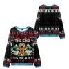 2025 Christmas Gingerbread Man Disaster Is Coming Ugly Sweater 1 2