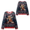 2025 Christmas Gingerbread Man Japanese Samurai Ugly Sweater 1 2