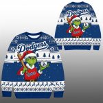 2025 Christmas Grnch LA Dodgers Ugly Sweater