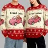 2025 Christmas I Can't Drive Funny Hamster Meme Ugly Sweater