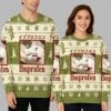 2025 Christmas Ibuprofen Meme Cat Ugly Sweater 2