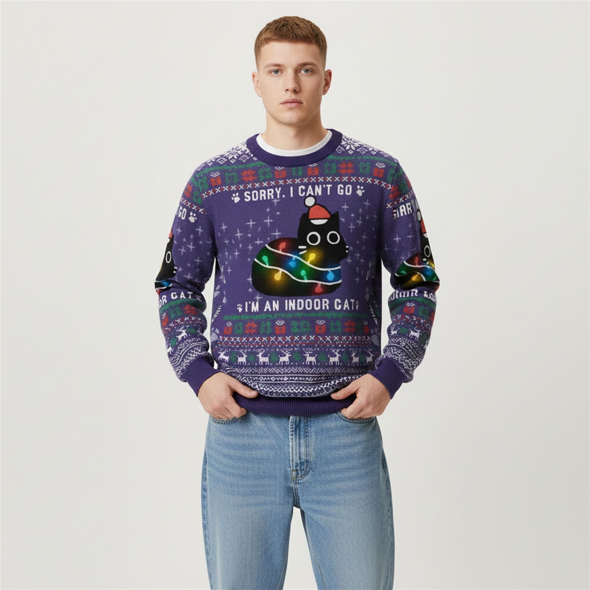 2025 Christmas Im An Indoor Cat Ugly Sweater 1 2 2025 Christmas Im An Indoor Cat Ugly Sweater 1 2