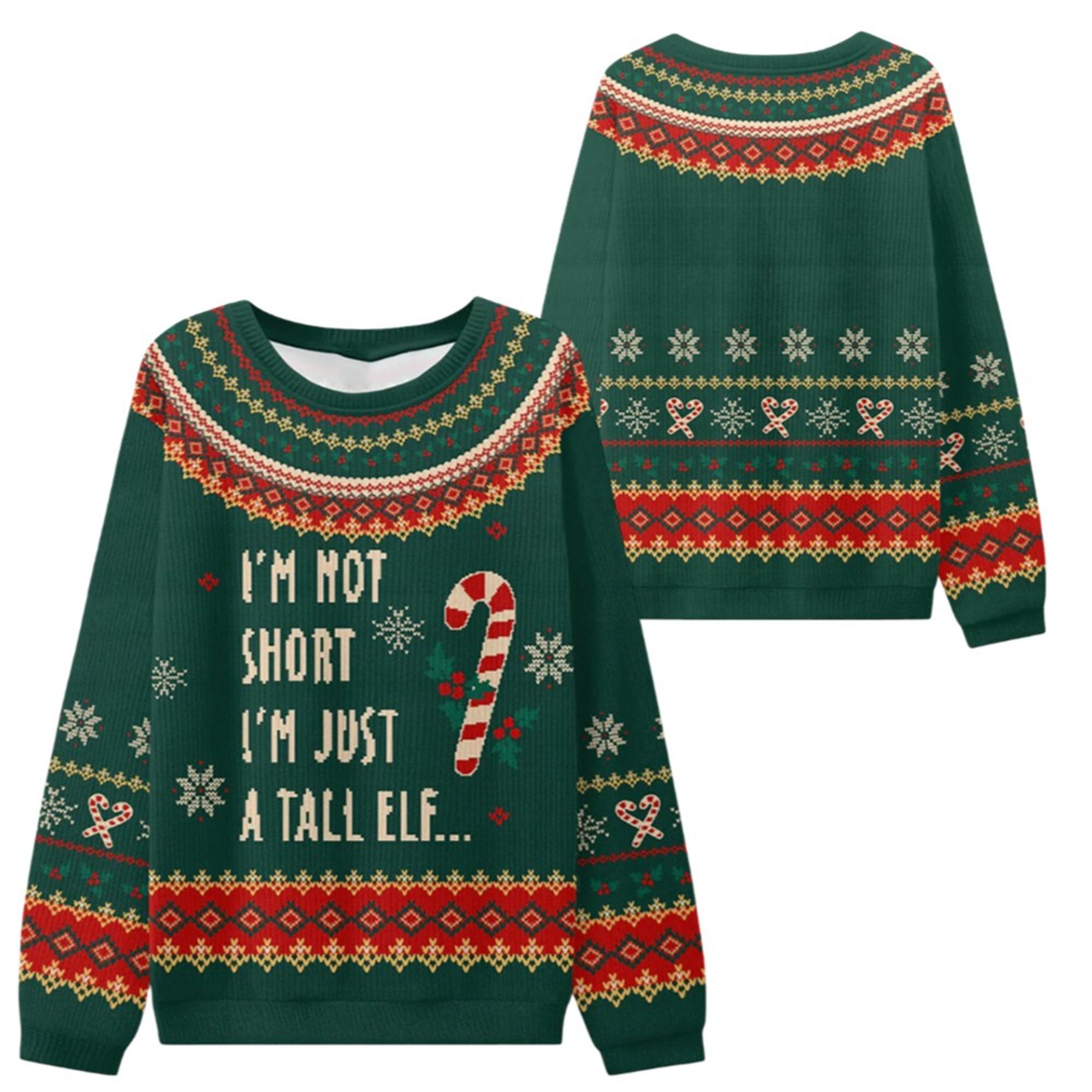 2025 Christmas Im Not Short Ugly Sweater 2 2025 Christmas Im Not Short Ugly Sweater 1 2