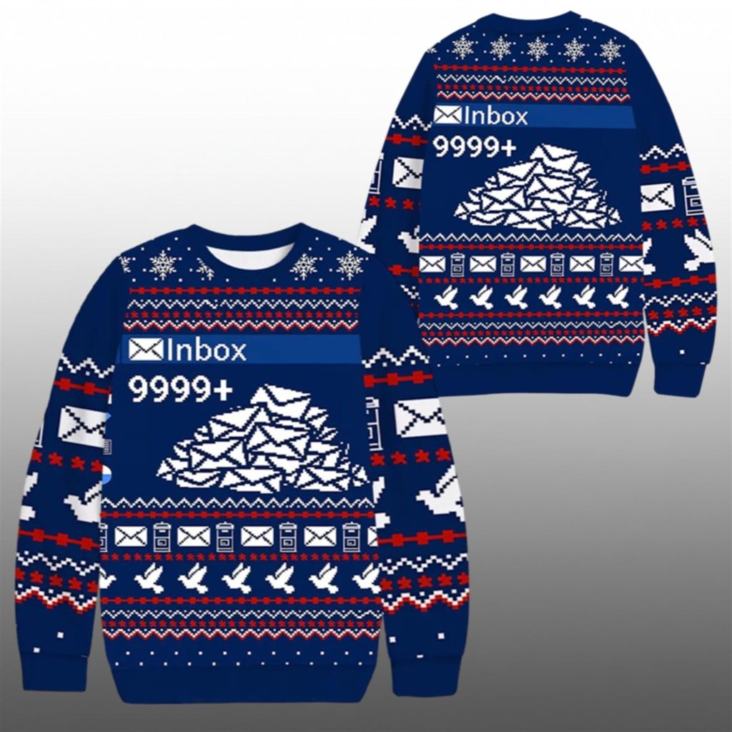 2025 Christmas Inbox 9999 Ugly Sweater - Grishko.com