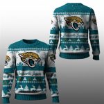 2025 Christmas Jaguars Festive Reindeer Tree Ugly Sweater