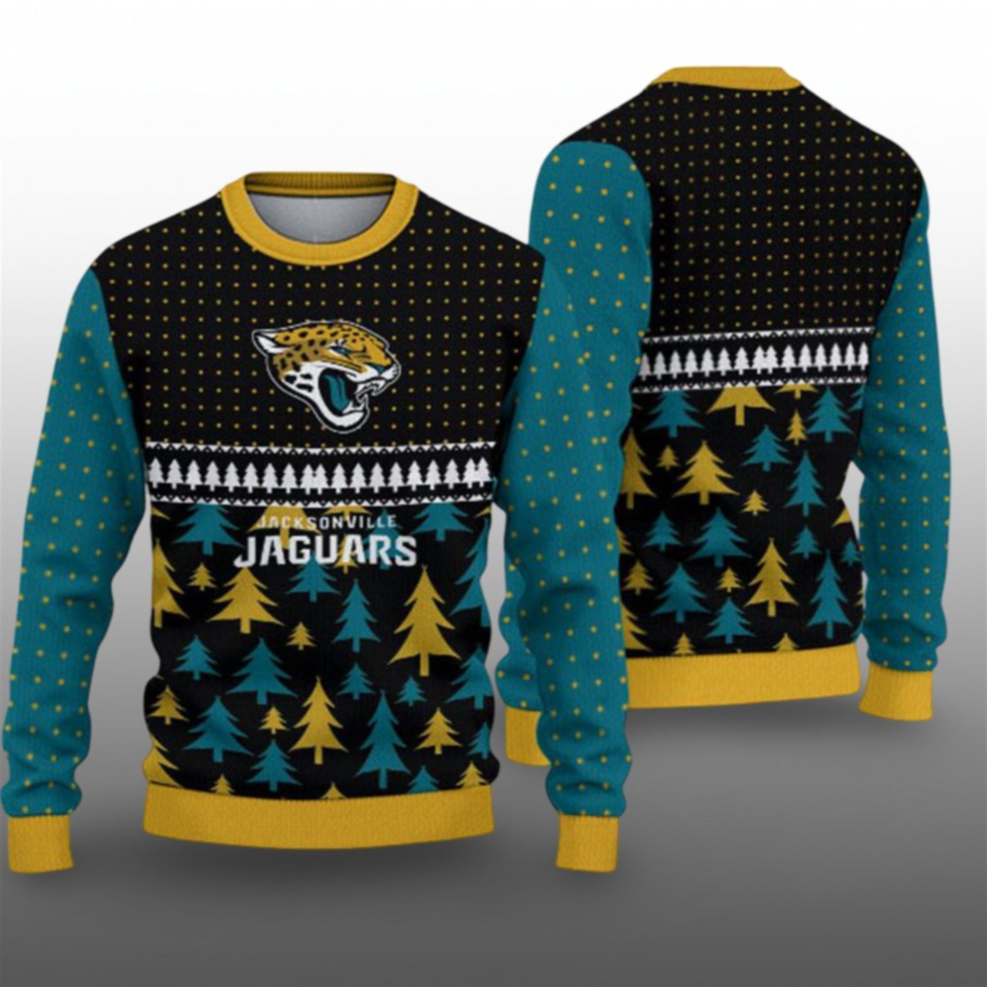 2025 Christmas Jaguars Ugly Sweater 1 1 2025 Christmas Jaguars Ugly Sweater 1 1