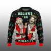 2025 Christmas Jesus Believe In Miracle Ugly Sweater 4 2025 Christmas Jesus Believe In Miracle Ugly Sweater 1 1