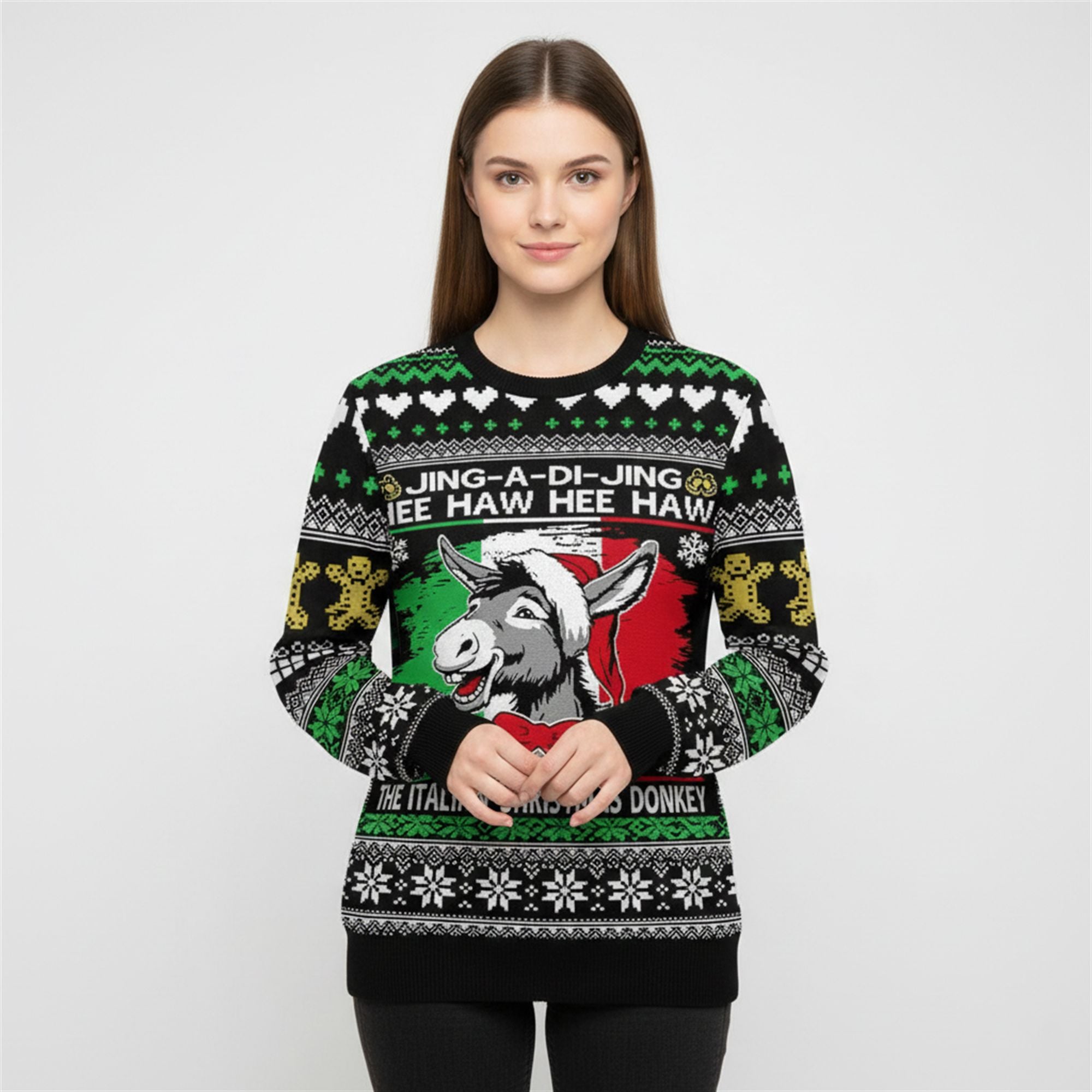 2025 Christmas Jing A Di Jing Hee Haw Ugly Sweater 1 2 2025 Christmas Jing A Di Jing Hee Haw Ugly Sweater 1 2