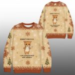 2025 Christmas Kitten Contaminated By Radiation Ugly Sweater