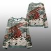 2025 Christmas Krampus Sled Ugly Sweater 1 1