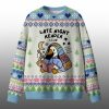 2025 Christmas Late Night Reader Club Goose Ugly Sweater 1 1