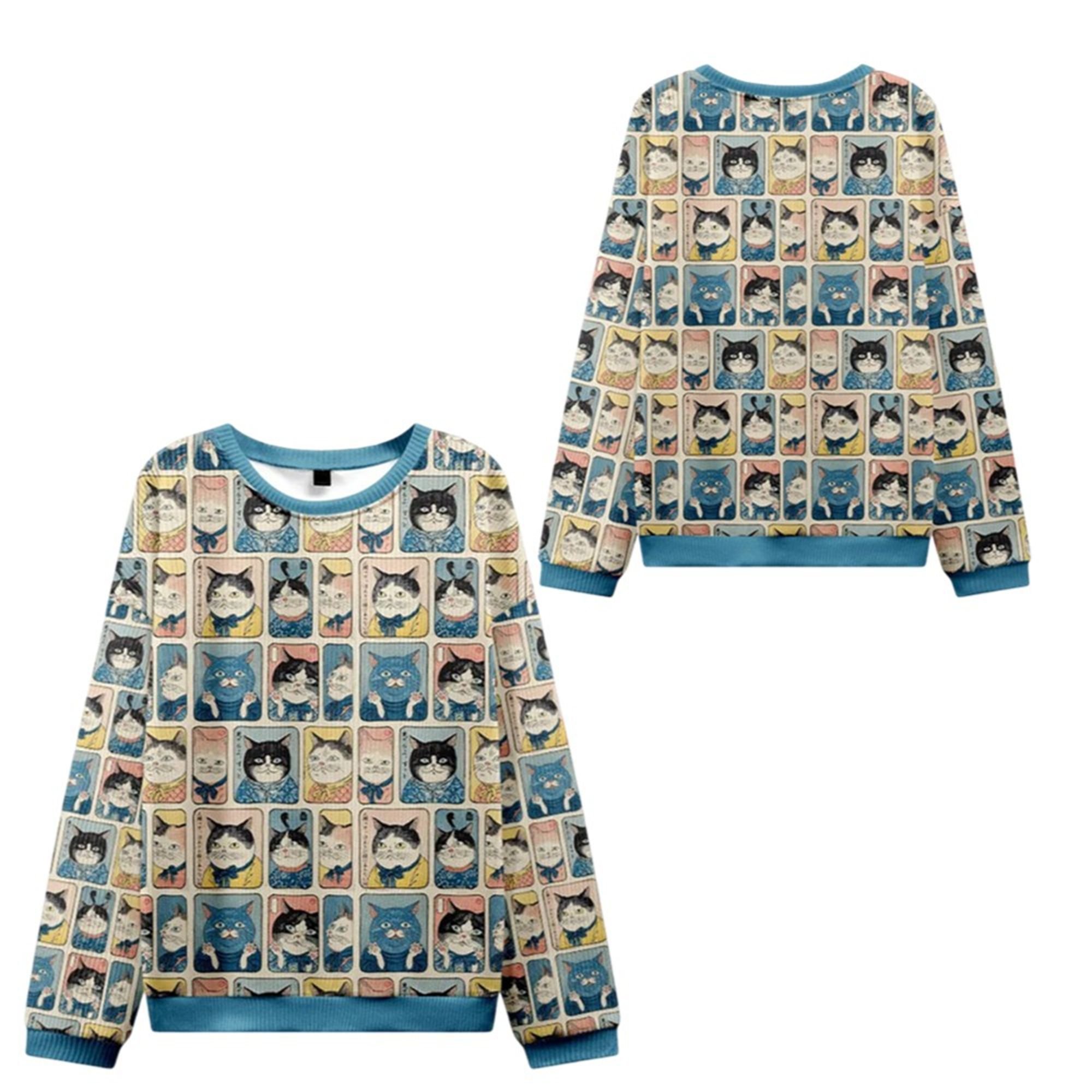 2025 Christmas Many Cats Are Watching You Ugly Sweater 2 2025 Christmas Many Cats Are Watching You Ugly Sweater 1 2