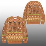 2025 Christmas Marcus The Worm Ugly Sweater