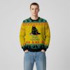 2025 Christmas Meowy Booksmas Ugly Sweater 1 2