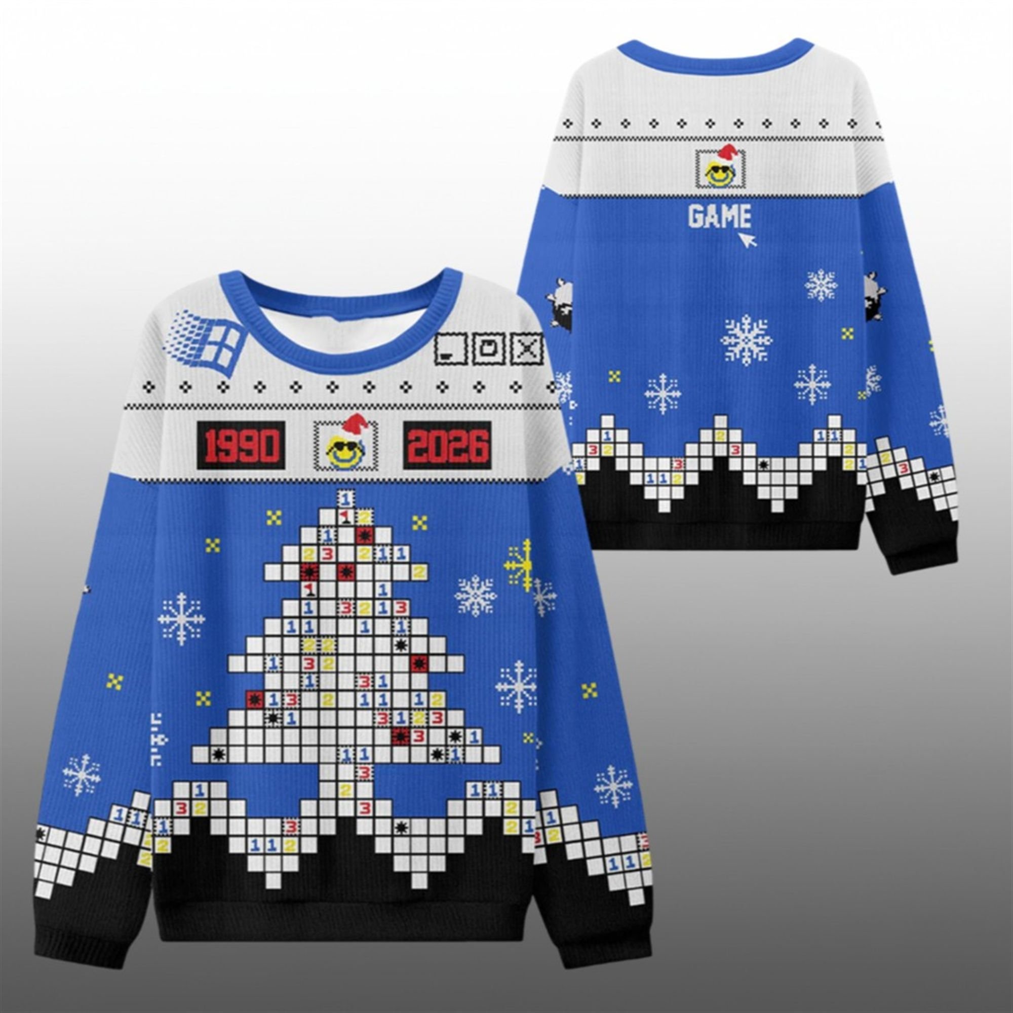 2025 Christmas Minesweeper Tree Ugly Sweater 1 1 2025 Christmas Minesweeper Tree Ugly Sweater 1 1