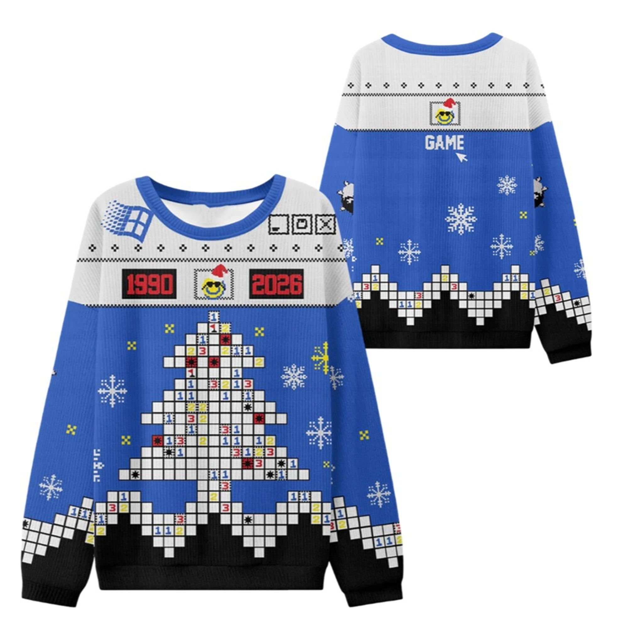 2025 Christmas Minesweeper Tree Ugly Sweater 2 2025 Christmas Minesweeper Tree Ugly Sweater 1 2