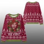 2025 Christmas Mom Scream Home Alone Ugly Sweater