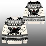 2025 Christmas Mothman Moon Ugly Sweater