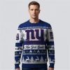 2025 Christmas NY Giants Festive Reindeer Tree Ugly Sweater 1 2