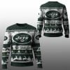 2025 Christmas NY Jets Festive Reindeer Tree Ugly Sweater 1 1