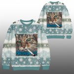 2025 Christmas Newport Cat Ugly Sweater