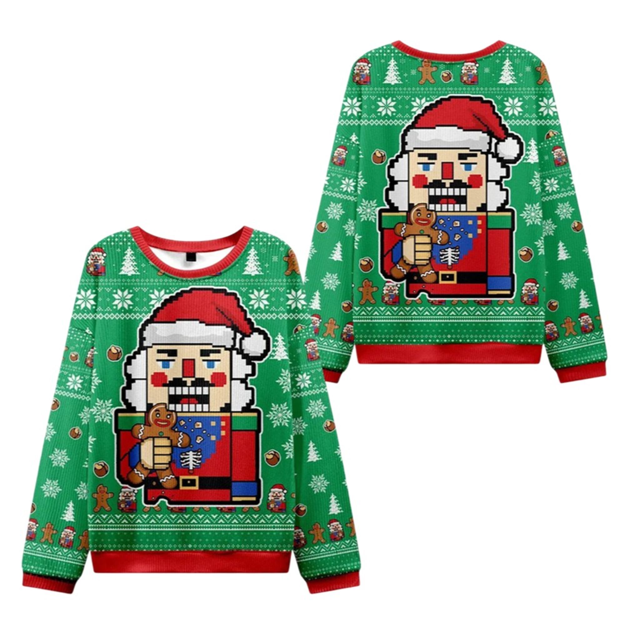 2025 Christmas Nutcracker Funny Ugly Sweater 2 2025 Christmas Nutcracker Funny Ugly Sweater 1 2