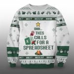 2025 Christmas Ohh This Calls For A Spreadsheet Ugly Sweater