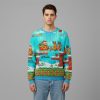 2025 Christmas Pixelated Gingerbread Adventures Ugly Sweater 1 2