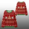 2025 Christmas Pizza Tree Foodie Ugly Sweater 1 1
