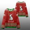 2025 Christmas Rabbit Say It or Die Ugly Sweater 4 2025 Christmas Rabbit Say It or Die Ugly Sweater 1 1
