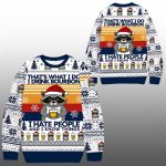 2025 Raccoon Drinking Beer Ugly Christmas Sweater