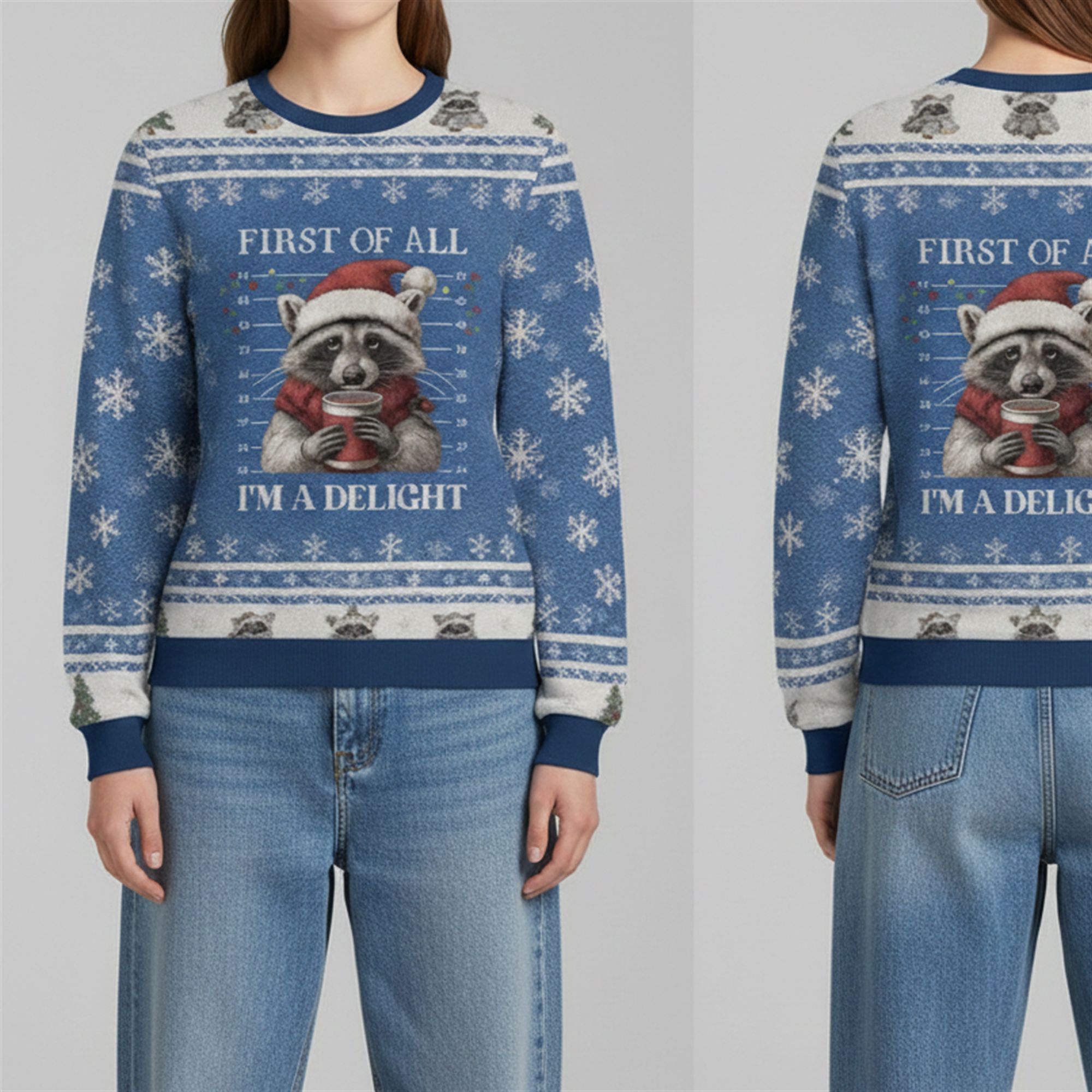 2025 Christmas Raccoon First Of All Im A Delight Ugly Sweater 3 2025 Christmas Raccoon First Of All Im A Delight Ugly Sweater 1 6