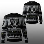 2025 Christmas Raiders Festive Reindeer Tree Ugly Sweater