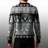 2025 Christmas Raiders Reindeer Football Ugly Sweater 4