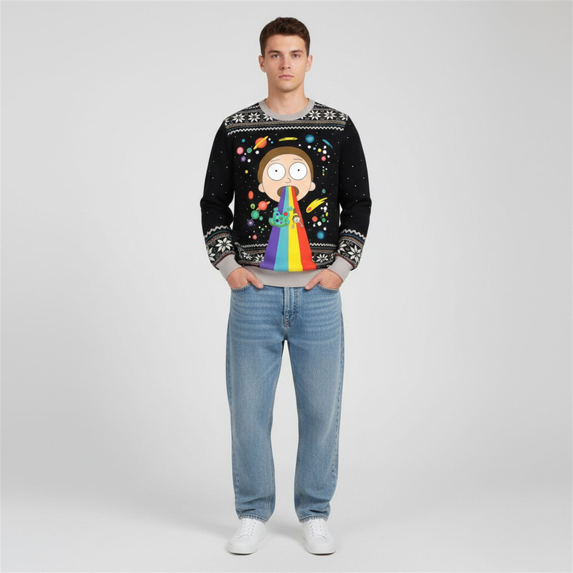 2025 Christmas Rainbow Christmas Ugly Sweater 1 2 2025 Christmas Rainbow Christmas Ugly Sweater 1 2