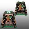 2025 Christmas Running Gingerbread Man Ugly Sweater 1 1