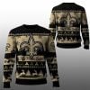 2025 Christmas Saints Festive Reindeer Tree Ugly Sweater 11 2025 Christmas Saints Festive Reindeer Tree Ugly Sweater 1 1