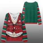 2025 Christmas Santa Belly Ugly Sweater