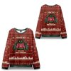 2025 Christmas Santa No It is Mothman Ugly Sweater 1 2