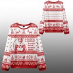 2025 Christmas Santa's Coming Movie Ugly Sweater