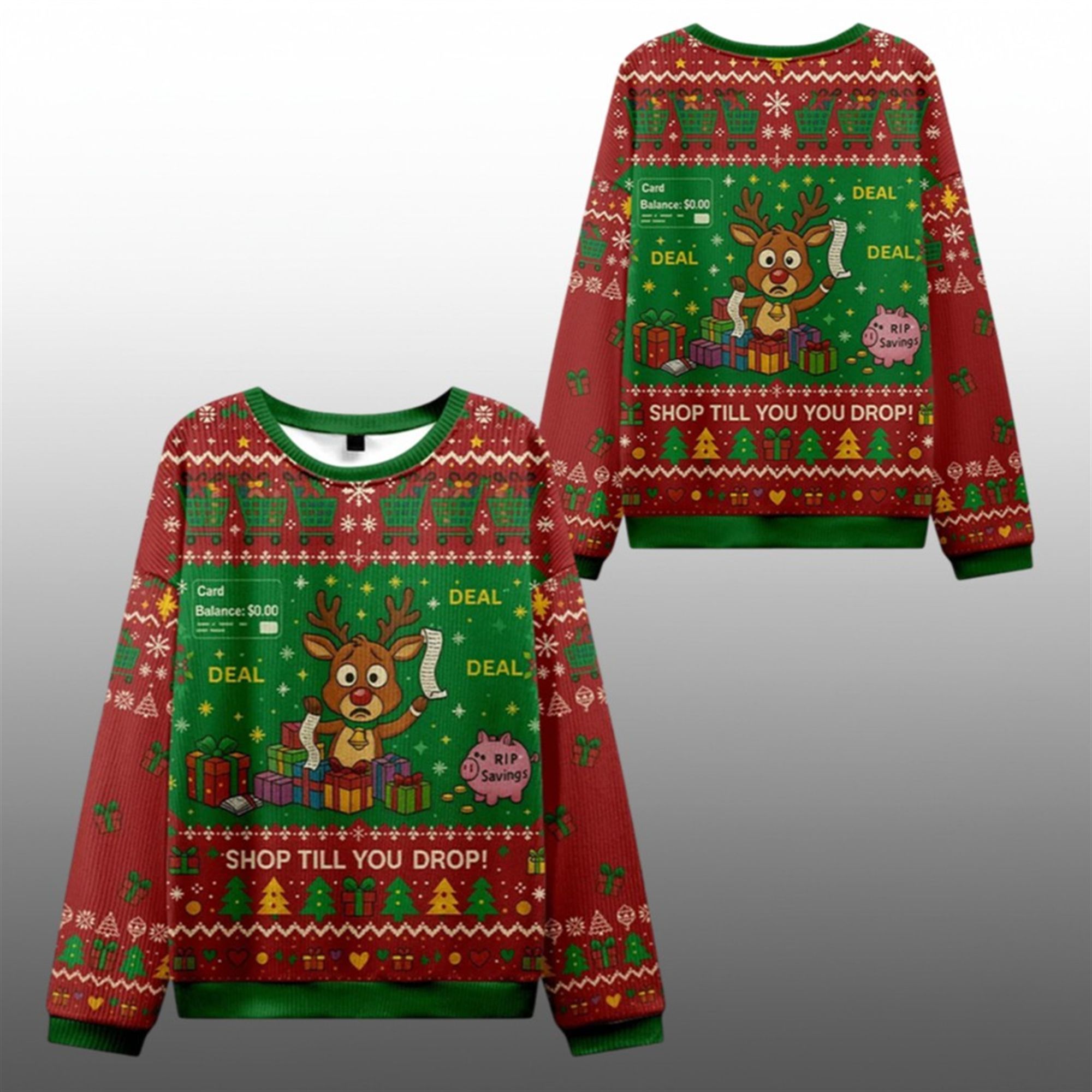 2025 Christmas Shop Till You Drop Ugly Sweater 1 1 2025 Christmas Shop Till You Drop Ugly Sweater 1 1